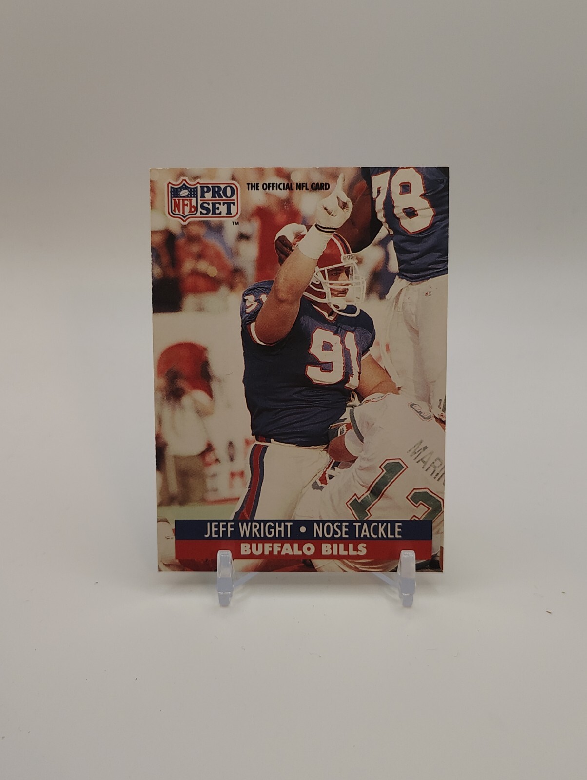 1991 Pro Set Jeff Wright #89