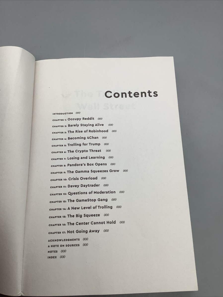 The Trolls of Wall Street by Nathaniel Popper Book ARC 6/24 Uncorrected  Proof | eBay