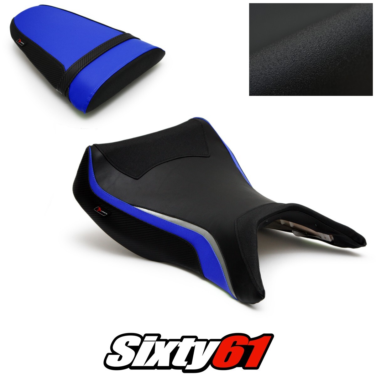Kawasaki Ninja ZX12R Seat Covers 2000-2003 2004 2005 2006 Blue