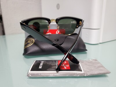 新品RB0316 901/31 MAGA CLUBMASTERメガクラブマスター Ray-Ban Mega Clubmaster RB0316S 901/31 Black Sunglasses - eye-oo.com