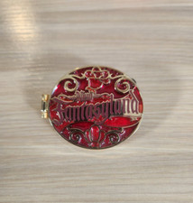 Disney world New Fantasyland 2012 Hinged Pin Stained Glass Beauty Beast LR