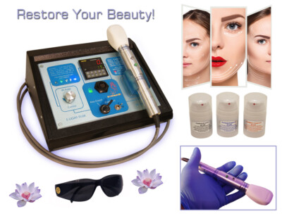 Système d'épilation au laser, tonifiant, cicatrice, rides et veines {avec kit}.