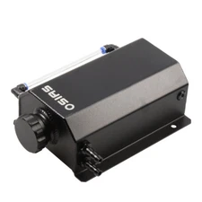 2L Aluminum Oil Catch Can Tank Reservoir with Drain Plug Black  NEW