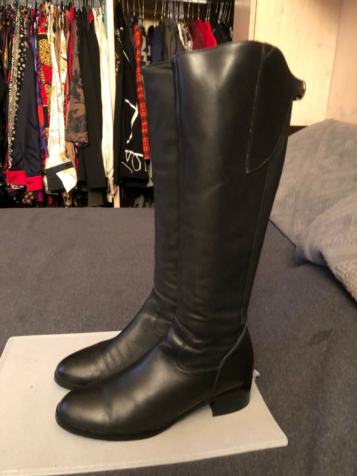 LK bennett Luxury Leather Boots Black 