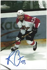 Rocco Grimaldi Autographed 4x6 Color Photo Florida Panthers #23 C