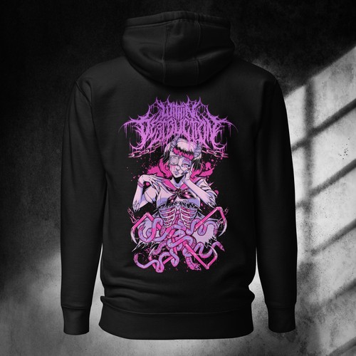 Within Destruction | Deathcore Merch | Sudadera con capucha unisex - Imagen 3 de 13