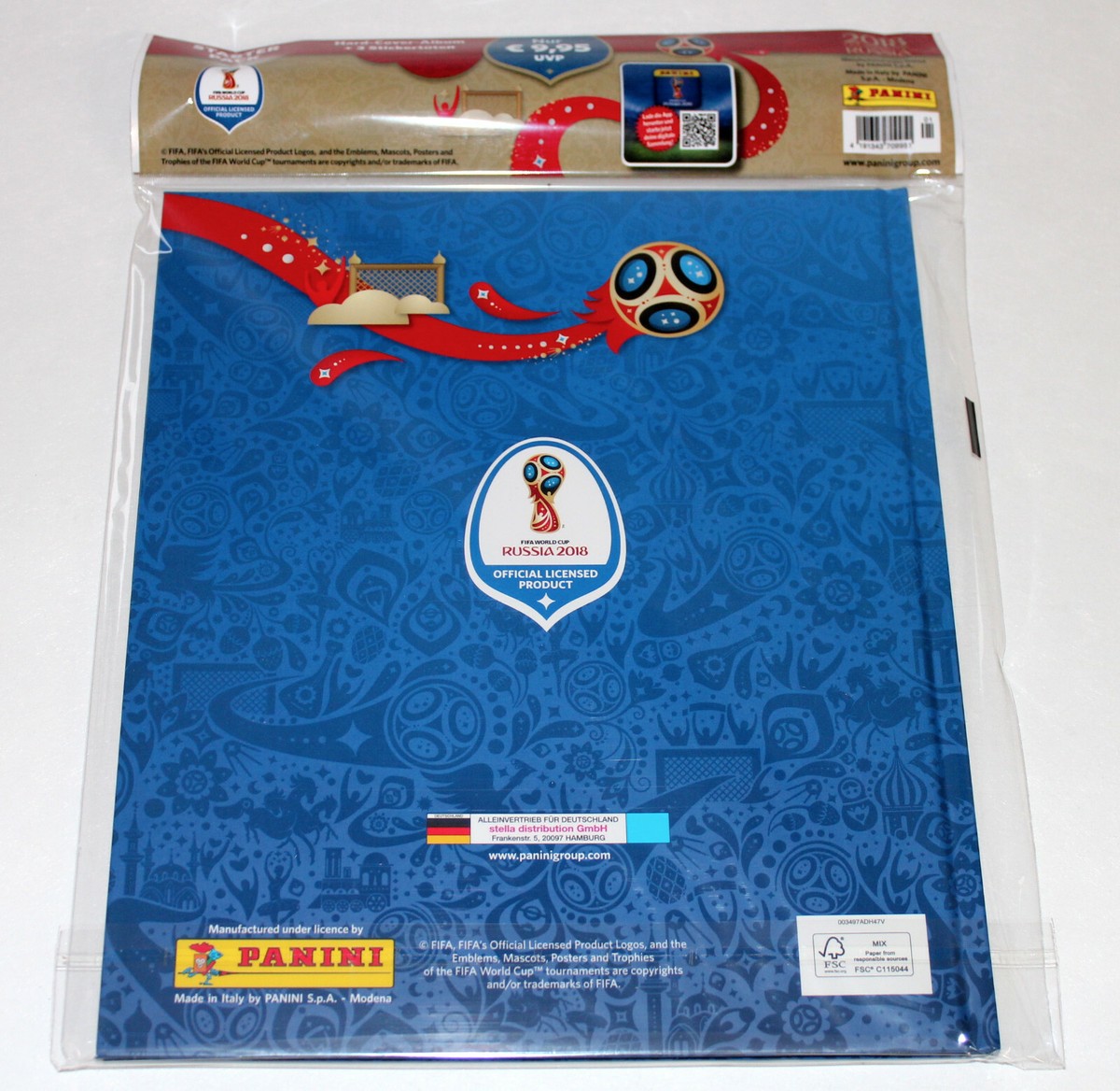 Panini WC WM RUSSIA 2018 ED. GERMANY 682 - HARDCOVER DELUXE ALBUM