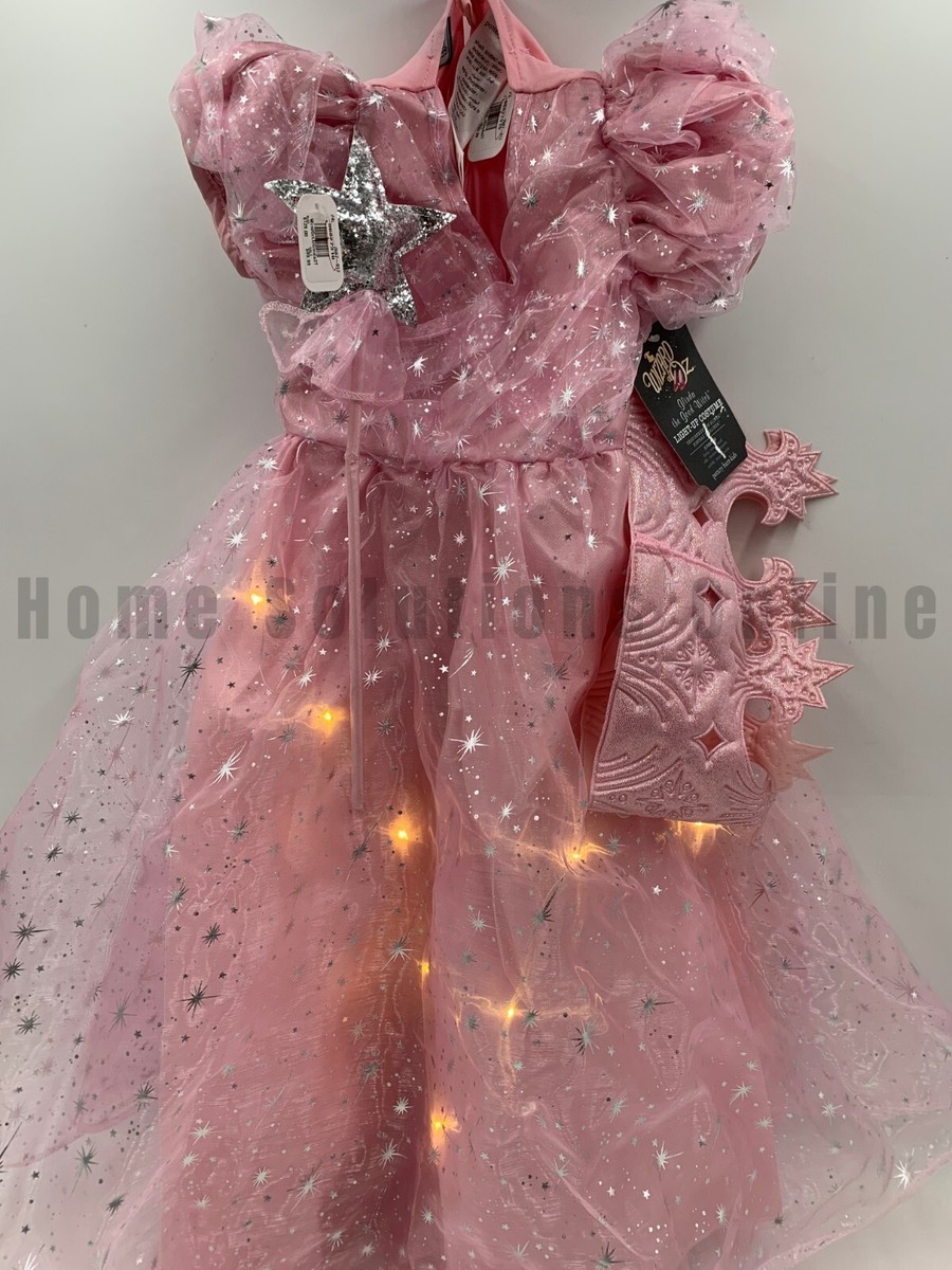 Pottery Barn Kids Wizard Of Oz Glinda Good Witch Light Up Costume 3T READ! #127 Pottery Barn Kids Wizard Of Oz Glinda Good Witch Light Up Costume 3T READ! #127
