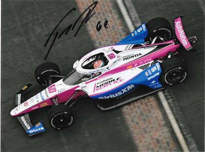 Felix Rosenqvist 2024 Indy Indianapolis 500 signed Foto Autogramm Meyer Shank