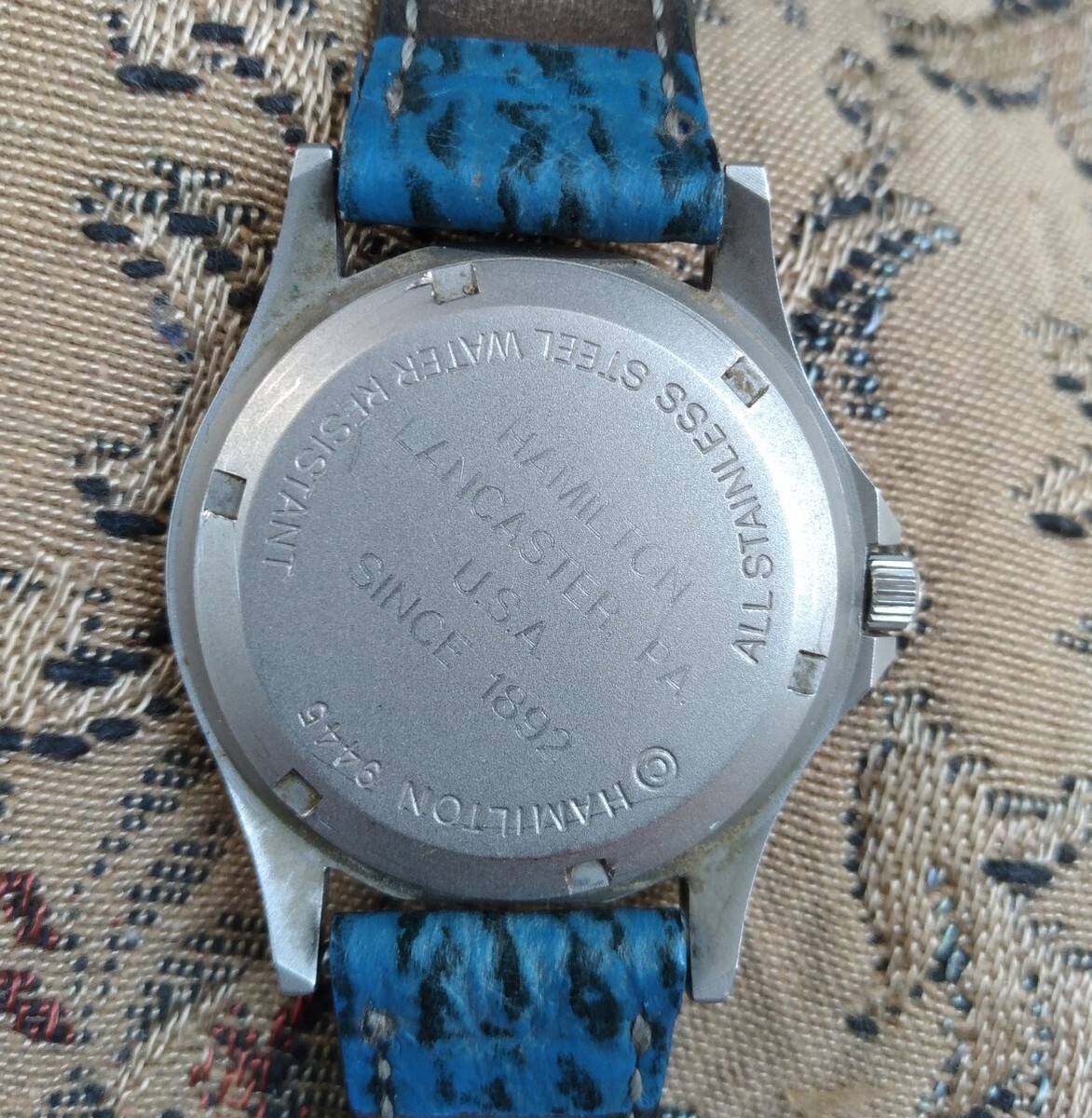 HAMILTON khaki military 9445 vintage 1980s | eBay