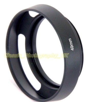 Gegenlichtblende 49 mm Metall belüftet für ZEISS Flektogon 2,8/35 mm PANCOLAR Oreston 1,8/50
