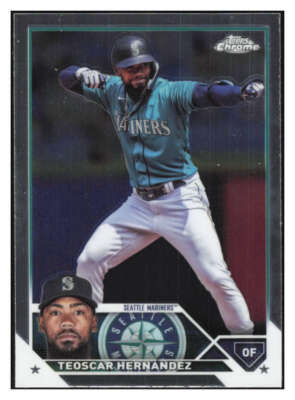 TEOSCAR HERNANDEZ 2023 Topps Chrome Update #USC160 MLB Mariners  ID:84904