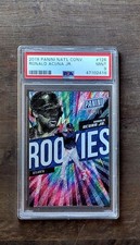 2018 RONALD ACUNA JR Panini The National RAPTURE PRIZM /399 PSA 9 Rookie RC #126
