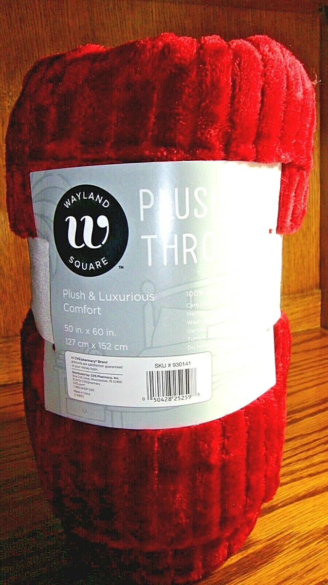 Wayland Square Plush Throw Blanket 50
