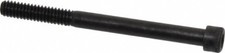 Made in USA 1/4-20 UNC Hex Socket Cap Screw Alloy Steel, Black Oxide, Partial...