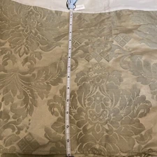 Croscill Queen Bed Skirt  Green Patterned Split Corners 14 in Drop G