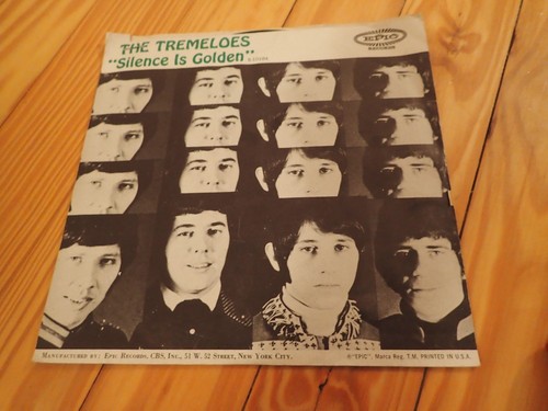 The Tremeloes 45 record - Silence Is Golden , Epic 1967 picture sleeve