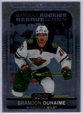 2021-22  O-Pee-Chee Platinum Brandon Duhaime Rookie  Card # 293