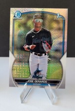 2023 Bowman Chome Prospects Jose Gerardo 1st Mojo Refractor #BCP-195 Marlins 