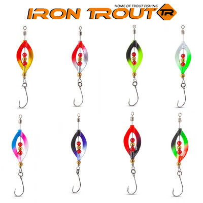 Blinker Kunstköder Spoon Iron Trout Swirly Loop Lure 2,8 Gramm Forellenköder