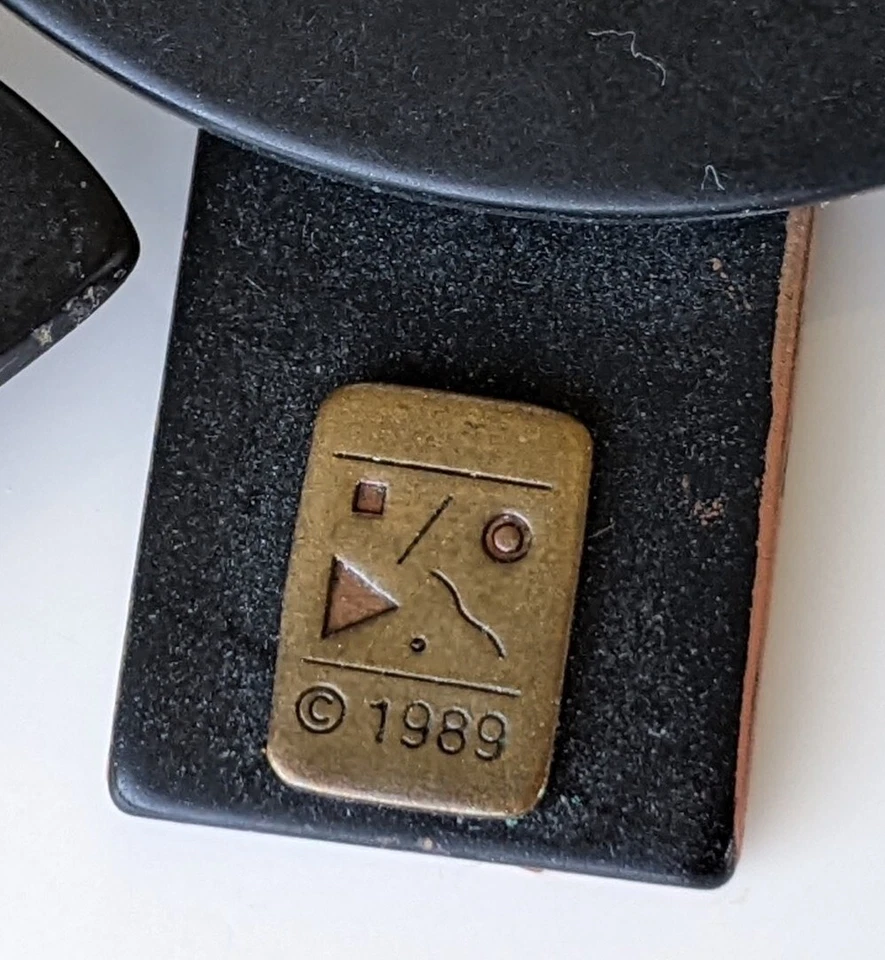 Pendientes Jill Schwartz 1989 vintage medios mixtos Foto 4 de 4