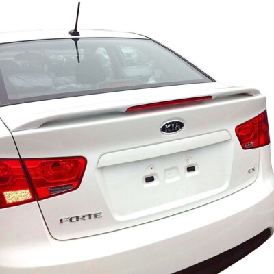 2010-2013 Unpainted 4DR Factory Style W/Light Spoiler For Kia Forte