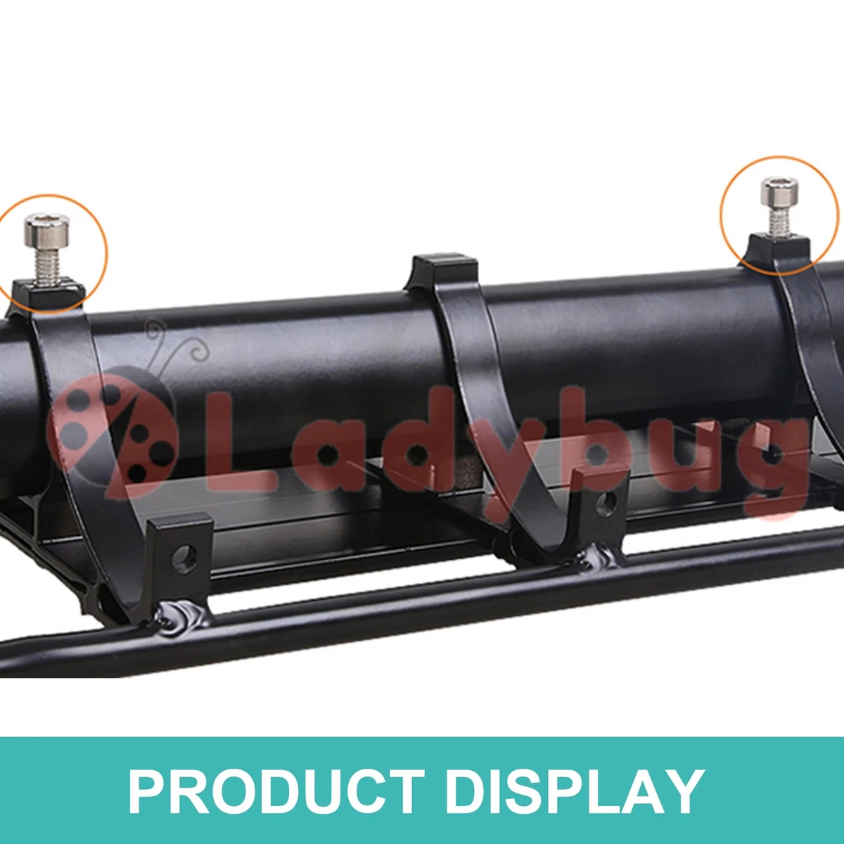 Bike Rear Rack Seat Luggage Carrier Bicycle Mountain Mount Pannier Black