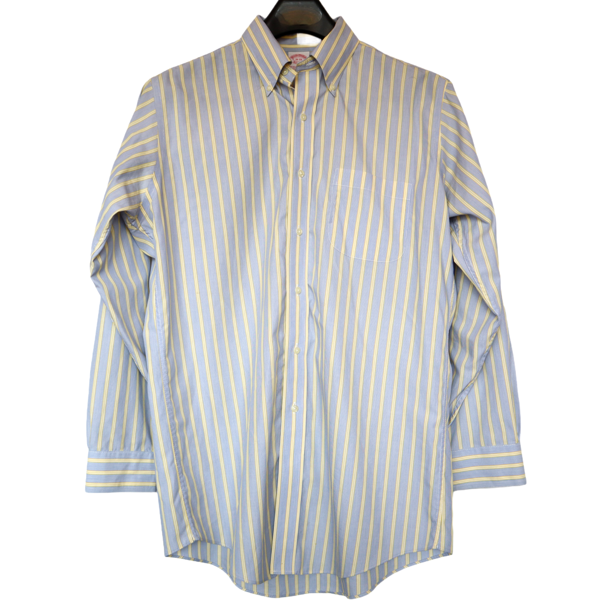 Brooks Brothers セミワイドカラー16-32/33 REGULAR Brooks Brothers Regular 16-32/33 All Cotton Non Iron Stripe