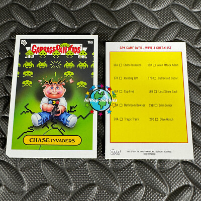 2024 GARBAGE PAIL KIDS GAME OVER WAVE-4 10-CARD SET 16A/B-20A/B adam bomb