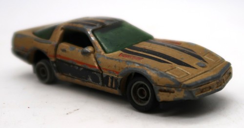 Vintage 1982 Gold Chevrolet Corvette Kidco Lock Ups No Key Macao - Picture 4 of 11