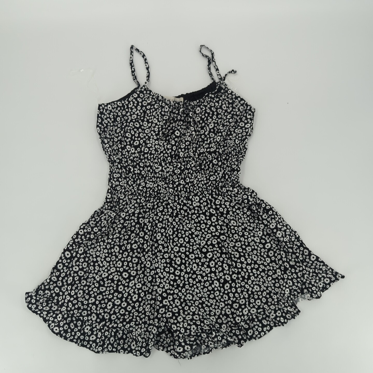 FILA Abito con bretelle spaghetti regolabili Row A margherita nera margherita taglia small