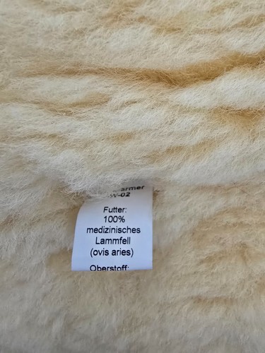 Kinderwagen Muff Handwärmer Schaffell grau wunderbar warm - Bild 8 von 8