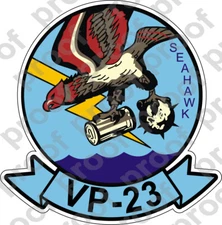 STICKER USN VP 23 SEA HAWKS