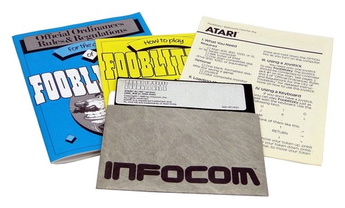 FOOBLITZKY von Infocom auf Disk für Atari 400, 800, XL und XE - Bild 5 von 5