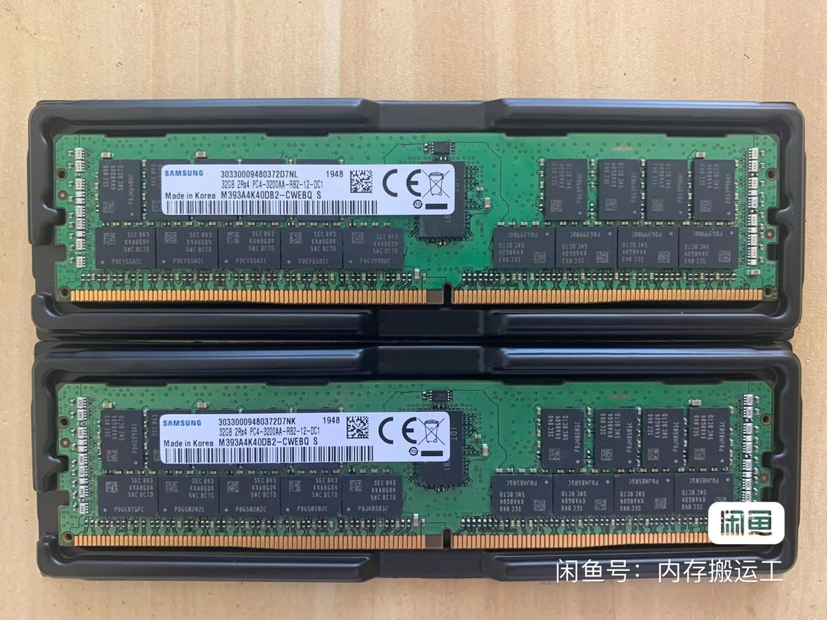 Samsung 128GB DDR4 4x32GB 3200MHz RAM ECC Sever Memory 2RX4 2RX8