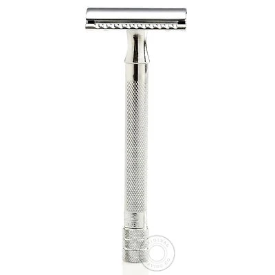 Merkur Solingen 23C Double Edge DE Classic Safety Razor - Long Handle