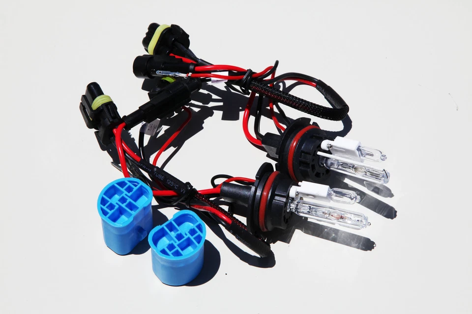 xeno HID KIT Xenon 9004 HB1 9007 HB5 Hi-Lo 6000K WHITE High Low Conversion Light - Image 2 of 4