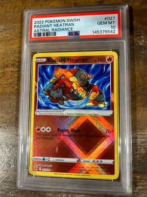 radiant heatran pokemon card Radiant Heatran - 027/189 Astral Radiance SHINY Pokemon