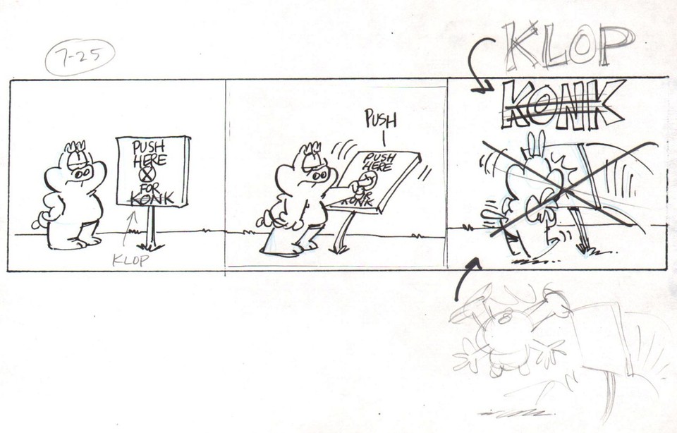 Jim Davis US Acres 7/25 Original comic art Garfield Comic Art