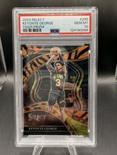2023-24 Select Courtside Keyonte George Tiger Prizm Rookie RC SSP #295 PSA 10