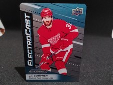 23/24 2023 UPPER DECK ENGRAINED J.T. COMPHER EC-34 ELECTROCAST DETROIT RED WINGS