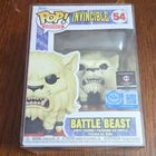 Funko Pop! Invincible 54 Battle Beast Chalice Exclusive w/stickers + Protector