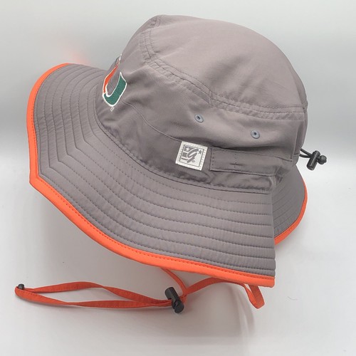 The Game University Miami Hurricanes Logo Bucket Wide Brim Sun Hat The U OSFM - Bild 2 von 8