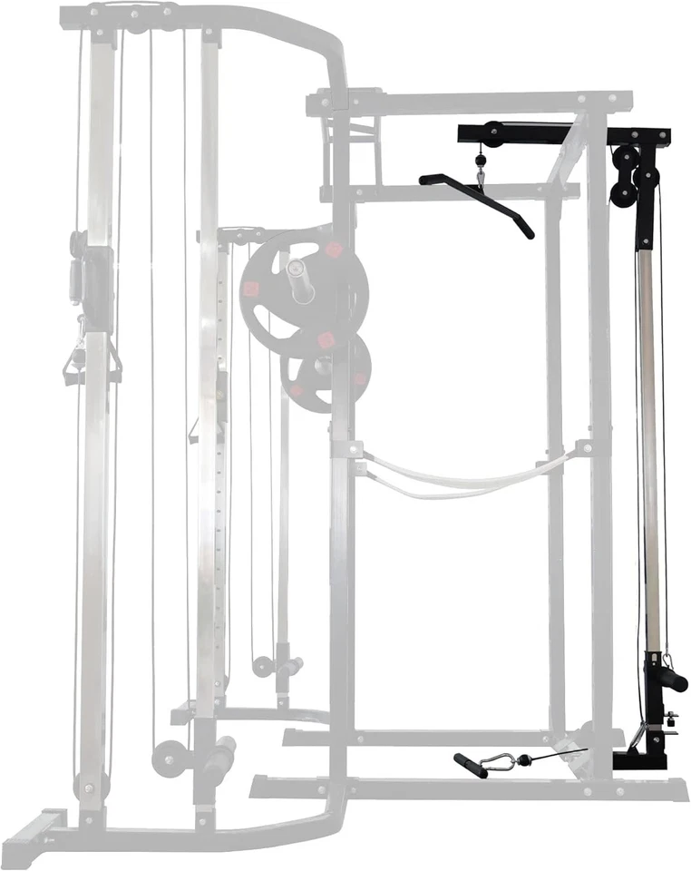 Multi-Function Adjustable Power Cage with J-Hooks, Safety Straps and Optional... - Image 4 of 4