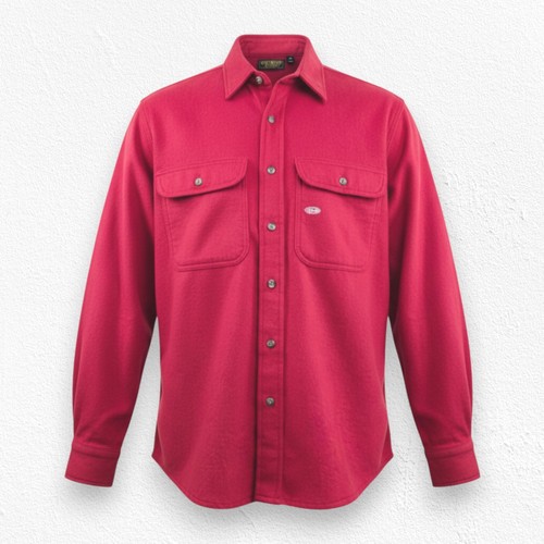 OshKosh B'gosh, Vintage 90s OshKosh B’gosh Red Heritage Workwear Shirt USA Made Size Medium NWOT