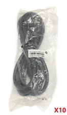 Lot of 10 NEW Cisco 37-1132-01 Notched IEC-C15 to NEMA 5-15P Power Cables 8FT