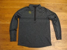 Baylor Bears Nike Dri Fit Charcoal 1/4 Zip Long Sleeve Top Size Medium