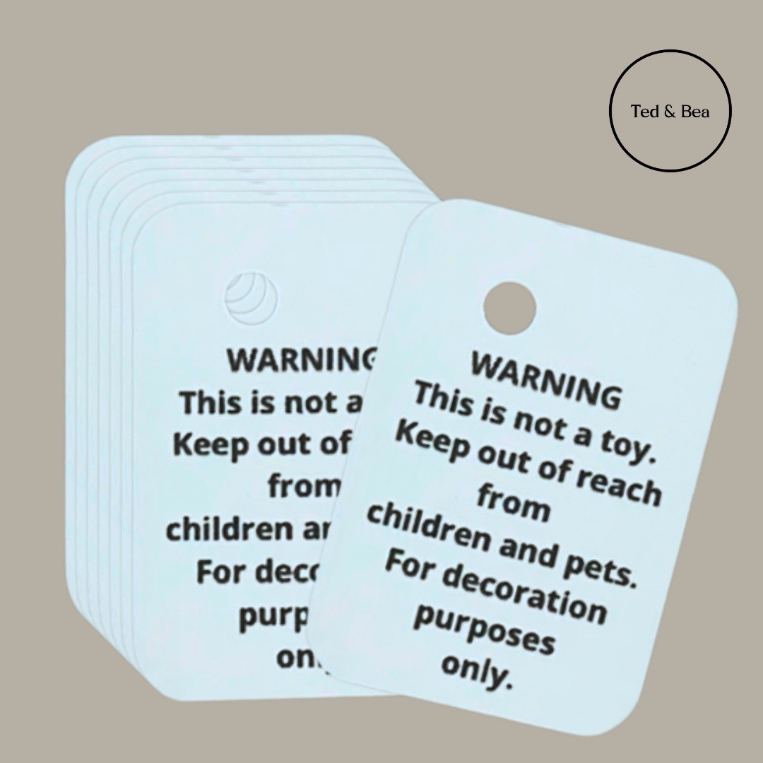 X50 Warning This Is Not A Toy Labels Tags For Decoration Only