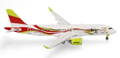 HERPA - Avion de ligne commercial – AIRBUS A220-300 airBaltic 50th A220 - 1/4... - Photo 1/4