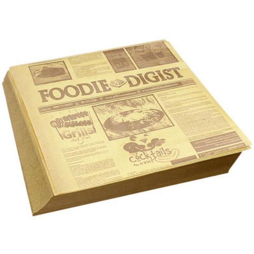 Papier Journal Résistant Graisse - 250x200 Mm - Pour Emballage Nourriture - Livraison Gratuite